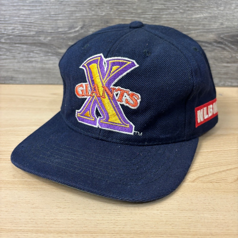 Cuban X Giants Hat Cap Snap Back Blue Navy Cuba Negro League Baseball